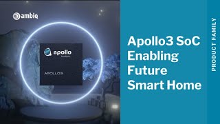 Ambiq's Apollo3 SoC Enabling Future Smart Home