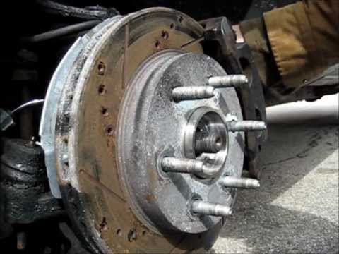 Replacing wheel bearing hub 02 silverado