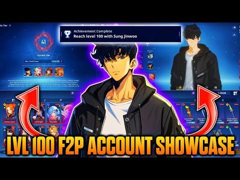 LVL 100 F2P ACCOUNT SHOWCASE - (SOLO LEVELING ARISE)