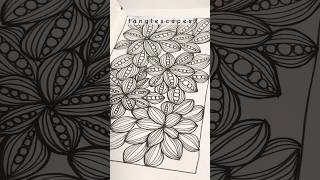 #arttherapy #doodleart #tangleart #zentangleart #zentanglepatterns  #tanglescapes