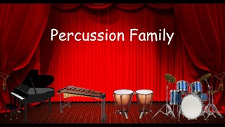 The Percussion Family - Listen to the instruments of the Percussion family! - Orchestra for Kids