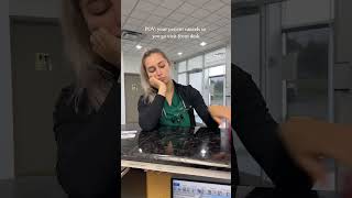 They love the daily visits 🥹 #dentalhygiene #rdh #funny #relatable #reception #dentistry #dental