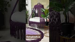 Macrame swing Hammock 🤩।Craft Product Manufacturer।Home Decor। India 🇮🇳।The Top Knott