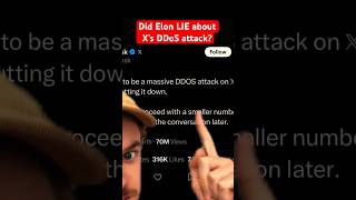 Did Elon Musk LIE about X’s DDoS attack? #technology #technews #elonmusk #twitter