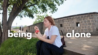 you need to learn to be happy alone 🍵🍃 solo travel in korea VLOG