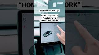 How to quickly navigate on a Tesla Model 3 / Y?! #TeslaTips #teslashorts