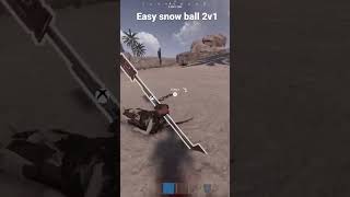 Rust wipe day snowball 1v2 paddle gaming #d11 #rust #rustconsole #facepunch #xboxseriesx #d11