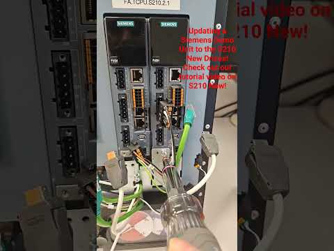 Siemens S210 New Servo drives. #vfd #industrialautomation #servomotors #servodrive