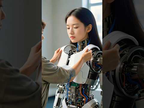 Stunning Humanoid Robot Repair Scene #meibot #tech #robot #future #youtubeshorts #viral