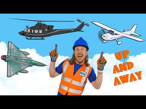 Airplane, Helicopter, and Things that Fly | Airplane Kids Song | Helicopter for Kids #handymanhal