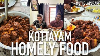 Jeethu Joseph's Hometown | Mutholapuram, Kottayam | Village Food Pork, Beef, Fish Fry, Meals, Kappa