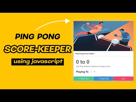 JavaScript Project: Ping Pong Score keeper