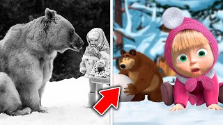 The SAD and TRAGIC Story Behind MASHA and the BEAR! (CRUEL CIRCUS)