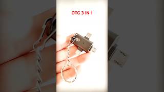 2 in 1 OTG Converter 3.0 USB OTG Adapter 🌐 #otg #otgconverter #otgs #typec #dongle #shorts
