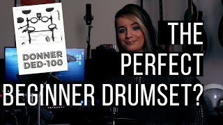 Donner DED100 Drumset x Valeria Nash - Beginner E-Drummer / Ich Will by Rammstein
