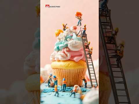 TINY Workers Build a Cupcake from Scratch in MINUTES!