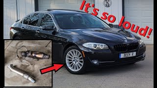 How to install the cheapest catless downpipe on my BMW F10 535i