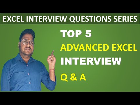 Excel Interview Questions And Answers | Excel Interview Q & A | Crack Excel interview Q & A