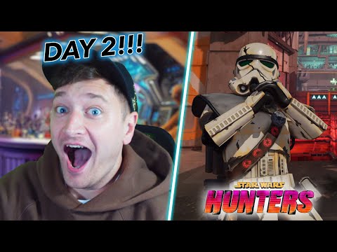 DAY 2 - Star Wars Hunters Launch MAX LEVEL!