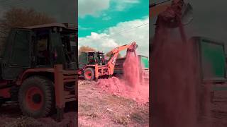 Jcb 3dx pink eco load soil #jcb #jcb3dx #ytshorts #shorts