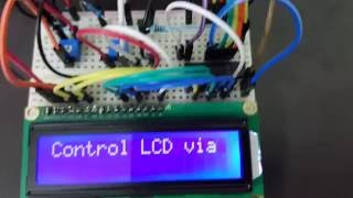 Raspberry Pi 2 - I2C LCD with MCP23008