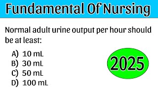 Fundamental Of Nursing MCQs | RRB, AIIMS, NHM, ESIC, DSSSB | Important Nursing MCQs