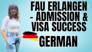 German Student Visa Approved! | Deeksha's FAU Erlangen-Nürnberg Journey – Winter 2025