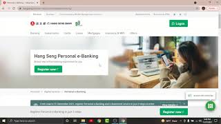 How to Register for Hang Seng Online Banking | Sign Up hangseng.com