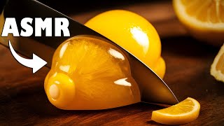 AI ASMR Cutting Video | Glass Fruits in 4K  (Long Form Video with ChatLLM)