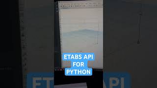 ETABS API for Python | Automation #etabs #shorts #api #python #structuralengineering