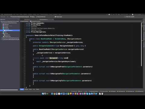Xamarin Forms Prism Master Detail Setup Part 2