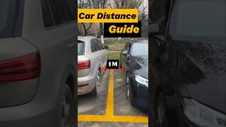 How to Measure Front, Rear, and Side Car Distances #cardrivingtips #automobile #shorts