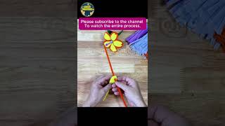 😱 You Won’t Believe This Became a Hibiscus! #diy #pipelining #flowers #pipe #pipercleaners