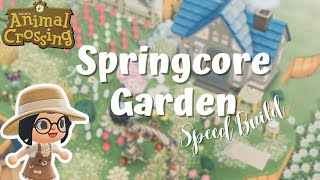 SPRINGCORE GARDEN Speed Build | Animal Crossing: New Horizons