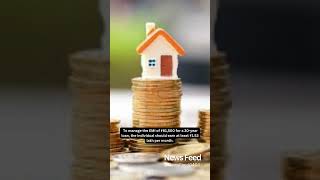 What is the required income to afford a ₹1-crore house on loan?
