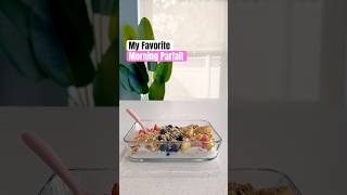 A delicious way to sneak in more fiber 🍓 #parfait #breakfast #fiber #snackideas