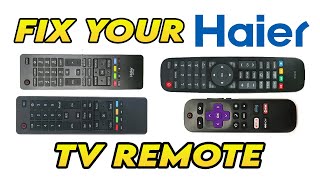 How To Fix Your Haier TV Remote Control That is Not Working