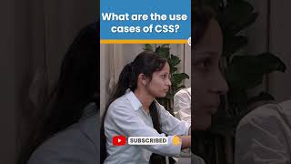 What are the Use Cases of CSS? | Java Interview Question | #shorts #kiransir #freshers