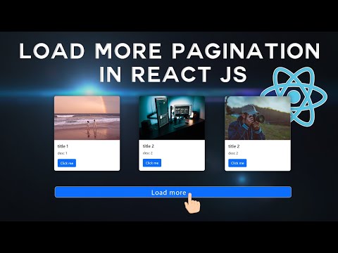 load More Pagination in React js | load more pagination using react Hooks | React Js Project