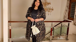 Brocade Jacket & Kurta in 3 ways #shorts | Eid Look , festive look | Priyanka Boppana
