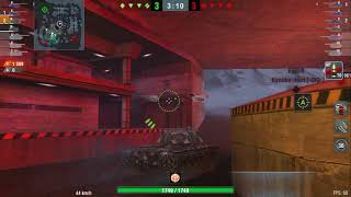 T54E1 (WoT Blitz) 6 kills. A response of ‘being stated “idjots”’