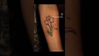 Realistic Tulip #tulip #realism #flower #art #artiest #tattooartist #colourtattoo #tattoolife