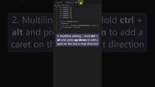 3 Tips for editing text in #vscode #shorts #devtips #tutorial #code #development #webdevelopment