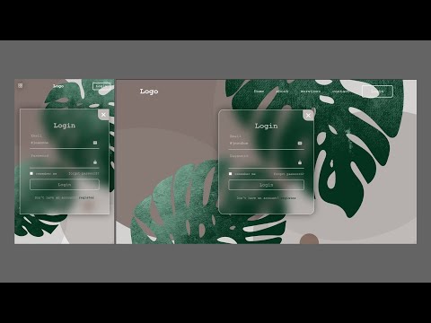 How To Make a Login and Registration Form  Responsive in HTML CSS JavaScript #jean-doe