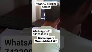 AUTOCAD TRAINING INSTITUTE WEST BENGAL.ONLINE OFFLINE COURSE IN INDIA #autocad #revit #shorts #reels