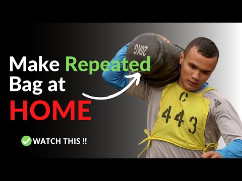 How to make Repeated Lift & Carry Bag at Home | Make Repeated Bag for Army Training
