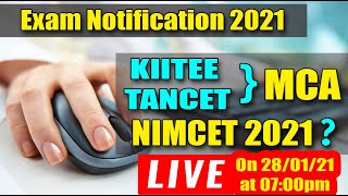 KIITEE MCA | TANCET MCA | Exam Notification 2021 | Impetus Gurukul