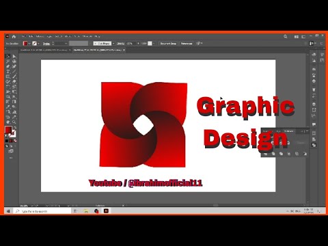 How to Flower logo design/ Adobe Illustrator/ Graphic Design / @ibofficial11