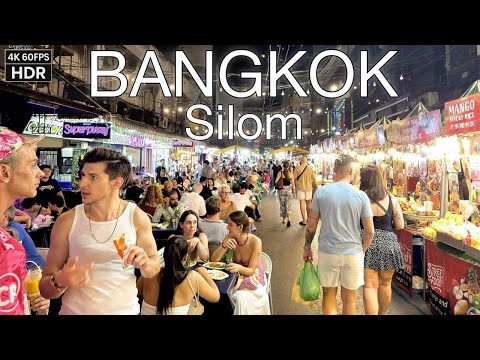 🇹🇭 Bangkok Walk Street Nightlife In Silom 2025