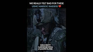 "RIP Hitman Team'' - We Really felt bad for USMC MARSOC RAIDERS In Modern Warfare #shorts #cod #mw